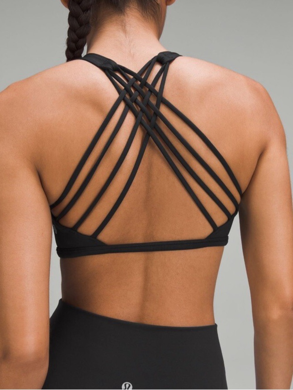 Lululemon Free To Be Bra Light Support, A/B Cup Black Size 4